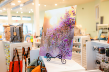 Load image into Gallery viewer, Purple sage metal print in a fly shop.